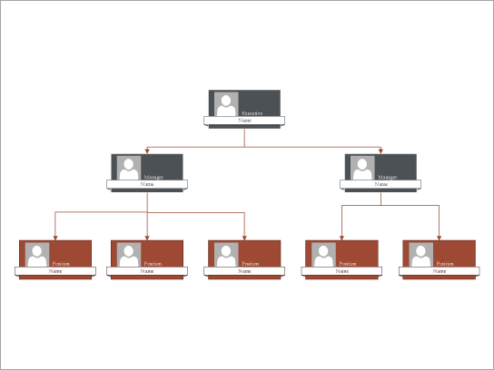 Stáhnout hierarchický organizační diagramTemplate