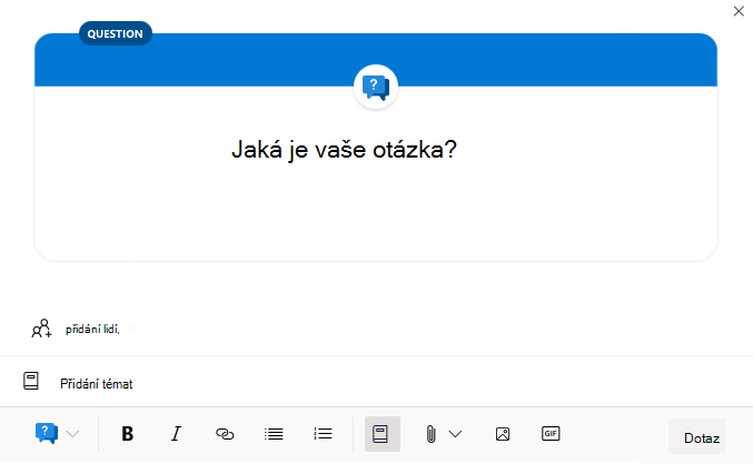 Otázka v Yammeru