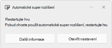 Snímek obrazovky RestartYourGame.