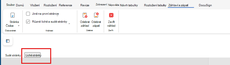 Úpravy H&F lichých stránek na webu