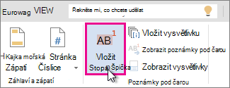 insert footnote in Word Online
