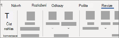 Výběr funkce Číst nahlas