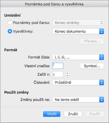 Footnote and Endnote box