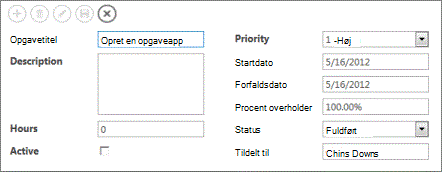 Typiske Access-kontrolelementer.