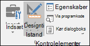 Designtilstand på båndet