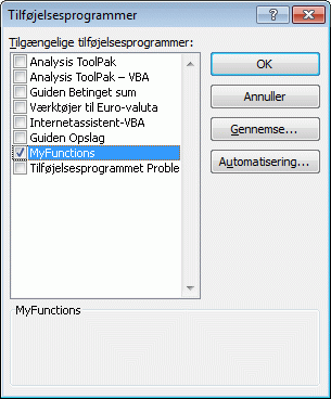 dialogboks for tilføjelsesprogrammer