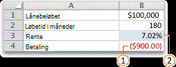 Hvad hvis-analyser – funktionen Målsøgning