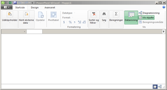 PowerPivot-vinduet