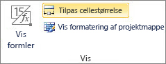 Ændre størrelse af celler