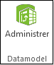 Knappen Administrer på PowerPivot-båndet