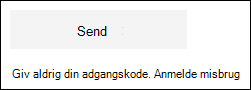 Link til at rapportere misbrug, f.eks. mistanke om phishing, i Microsoft Forms