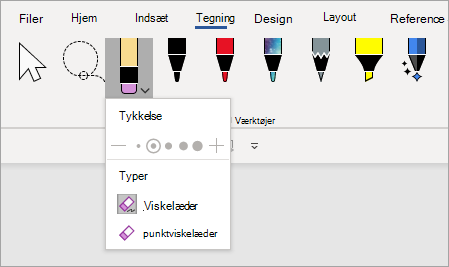 Peg viskelæder-penværktøj