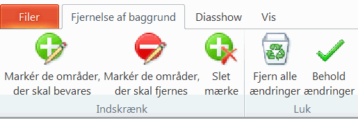 Fjern baggrund