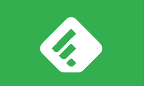 Logo of Feedly.