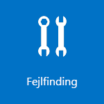 Fejlfinding