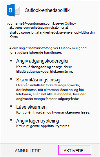 Aktivér