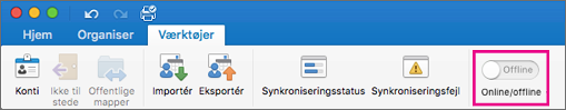 Flyt skyderen til offline