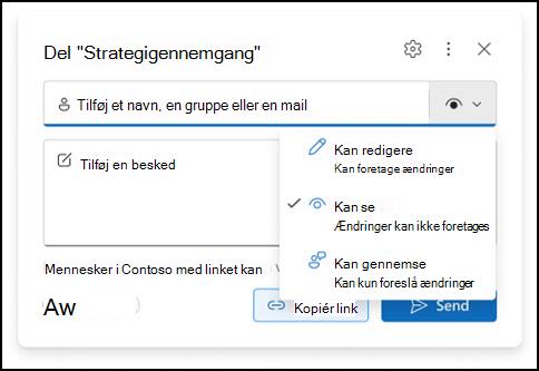 nyt vindue med tilladelser til vedhæftede filer i Outlook