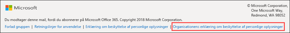sidefod med velkomstmeddelelser for gæster i Office 365 Groups