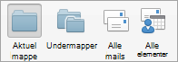 Viser søgeindstillingerne for Mail
