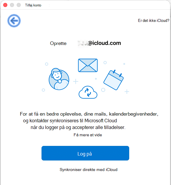 Synkroniser din iCloud-kalender med Outlook til Mac_New_tab2