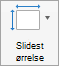 Viser knappen Slidestørrelse