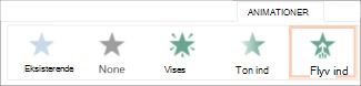 Vælg en animationseffekt