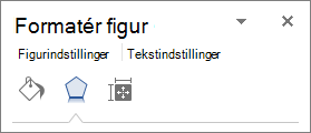 Fanen Effekter i ruden Formatér figur