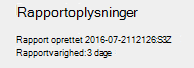 Generelle oplysninger om rapporten for det trådløse netværk