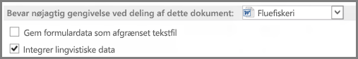 Word 2013, bevar pålidelighedsindstillinger
