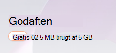 Gratis badge på Microsoft 365.com startside