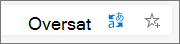 Oversat status på søgelinjen