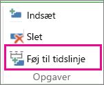 MT12 - Føj til tidslinje