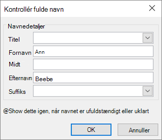 Vælg OK.