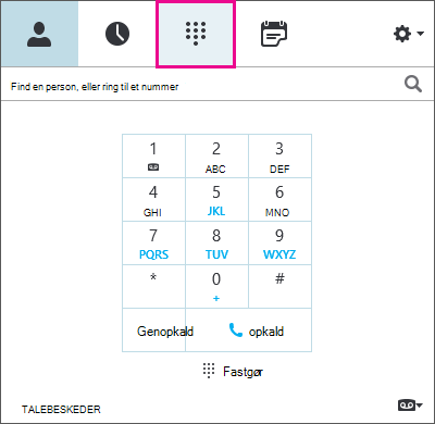 Dialogboksen Rediger telefonnummer