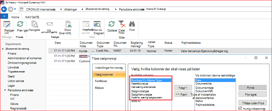 Skærmbillede om at foretage ændringer i et dokument