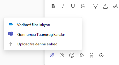 Vedhæft filer