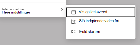 indstillinger for visning