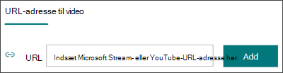 Føj en video til dit spørgsmål