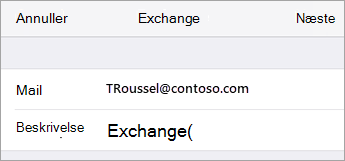 Exchange-logon