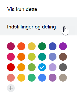 Vælg Indstillinger fra din Google-kalender.