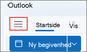 Skærmbillede viser, hvad du skal gøre, hvis du ikke kan se Tilføj kalender i outlook.com