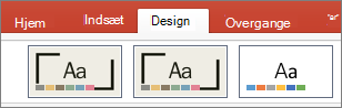 PowerPoint til Mac Tema