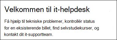 Eksempel på webdelen Tekst.