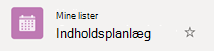 Manglen på et indcirklet flueben angiver, at listen ikke synkroniseres fra skyen til din Windows-enhed.
