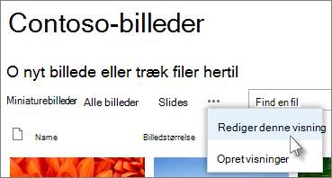 Visning af billeder