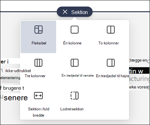 Ny sektionsværktøjskasse med fleksibel sektion