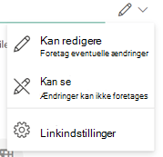 Penneikonet indikerer, at modtagerne kan redigere filen