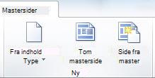 Tilføje sider i SharePoint Designer 2010