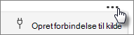 Knappen Opret forbindelse til kilde